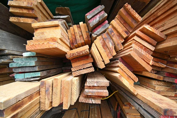 Stack of wooden boards. — Stock Photo, Image