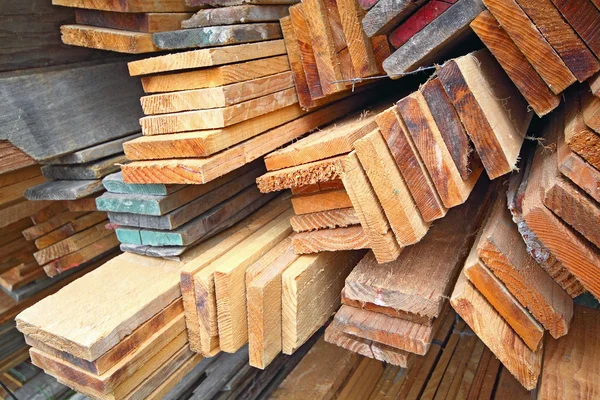 堆栈的木材 — 图库照片