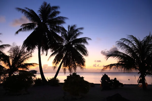 Pacifique Sud après le coucher du soleil — Photo