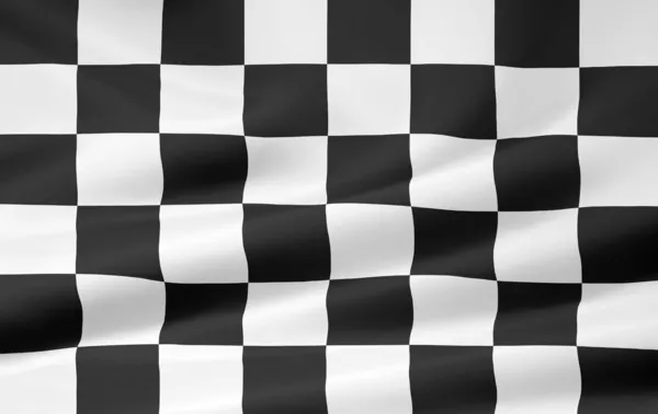 바둑판 무늬 깃발 — 스톡 사진