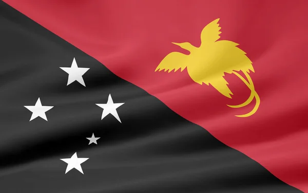 Флаг Папуа - Новой Гвинеи — стоковое фото