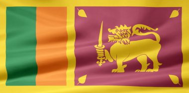 Flag of Sri Lanka clipart