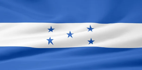 Honduras lobogója — Stock Fotó