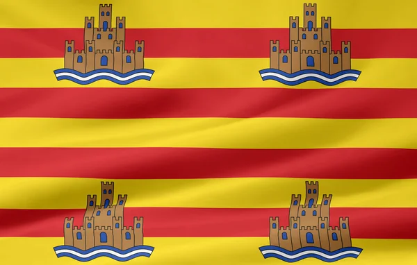 Flagge von Ibiza — Stockfoto
