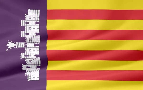Flagge von Mallorca — Stockfoto