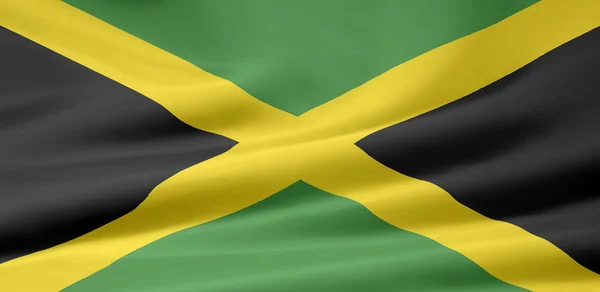 Bandeira de Jamaica — Fotografia de Stock