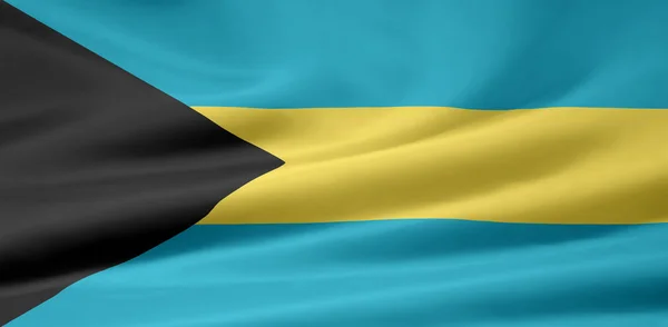 Флаг Багамских островов — стоковое фото