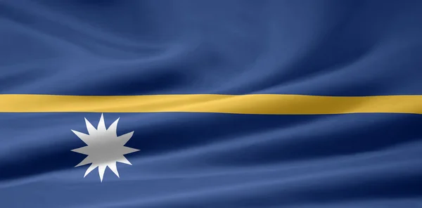 Прапор Науру — стокове фото