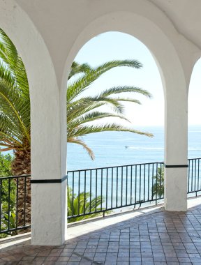 Arch's at the Balcon De Europa Looking North, Nerja clipart