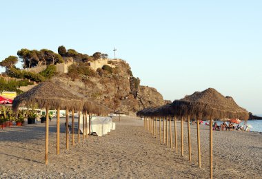 Playa De San Cristobal Almunecar clipart