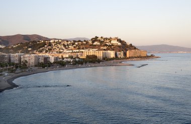 Playa De La Caletilla Almunecar clipart