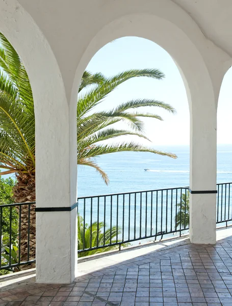 Arch's at the Balcon De Europa Looking North, Nerja — Stock Photo, Image