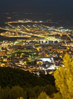 gece şehir Jaen