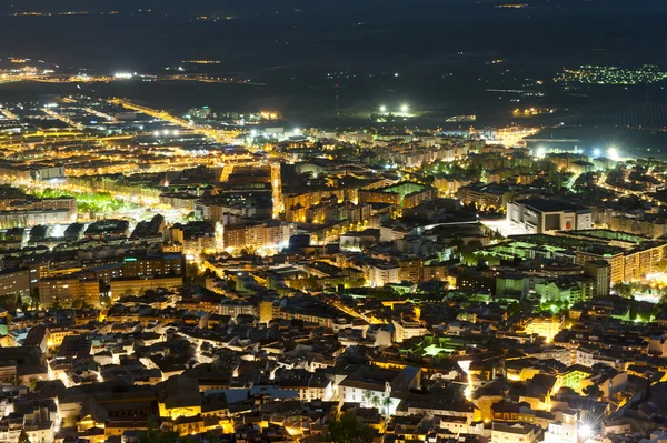 stock image Jaen City at night