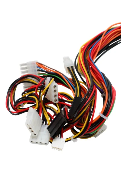 Kabel zasilający komputera — Zdjęcie stockowe