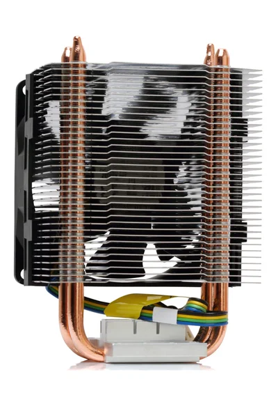Мощный охладитель процессора — стоковое фото
