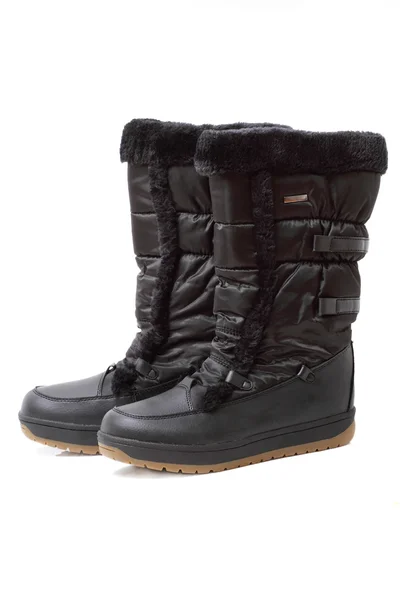 Vrouwelijke winter laarzen — Stockfoto