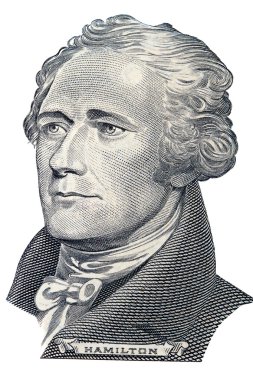 Alexander Hamilton portrait clipart