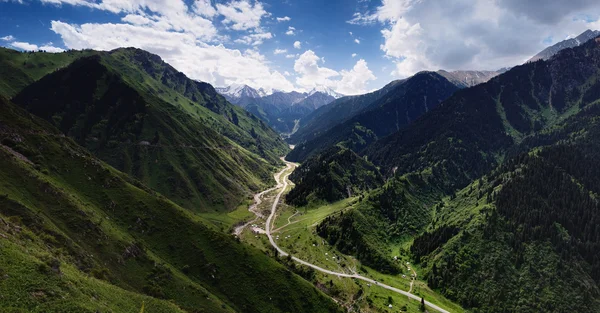 Велика панорама ущелині Алмати — стокове фото