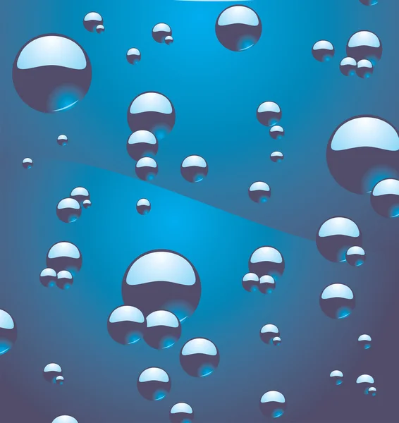 Abstrakt typ under vatten. Air — Stock vektor