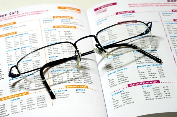 stock image Book and glasses