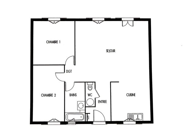 stock image Plan of home