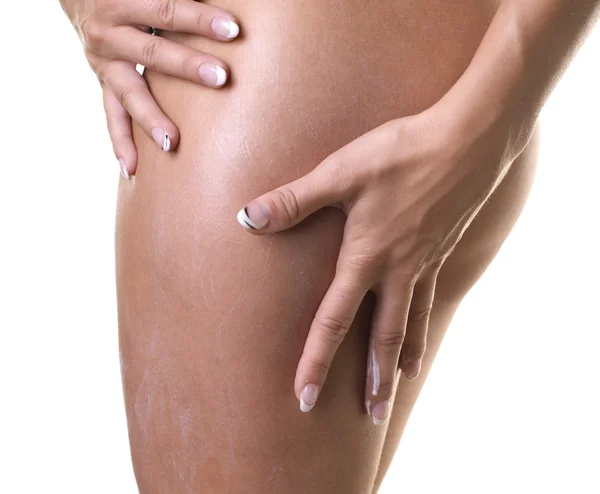 Creme, firm buttocks and hips — Stock Photo, Image
