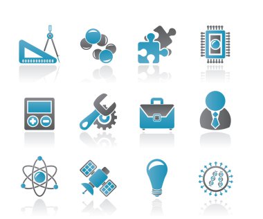 Science and Research Icons clipart