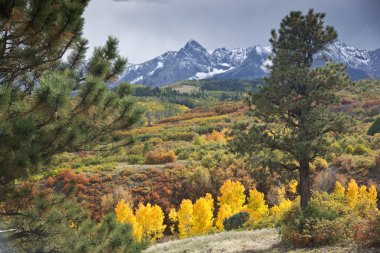 Gathering Storm in Autumn clipart