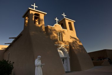 Taos Church at Dawn clipart