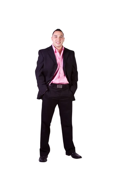 Hombre de negocios hispano guapo — Foto de Stock