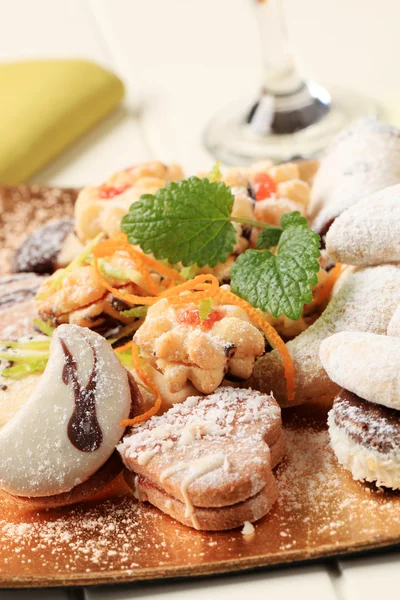 Różnorodność ciasteczka świąteczne — Zdjęcie stockowe