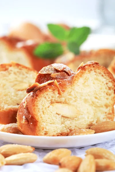 Sweet braided bread — Stock Photo, Image