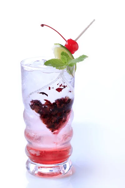 Glas van iced drank — Stockfoto
