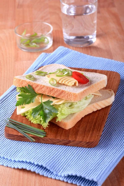 Сырный сэндвич — стоковое фото