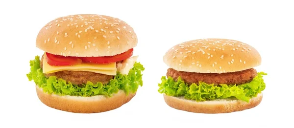 チーズバーガーとハンバーガー — ストック写真