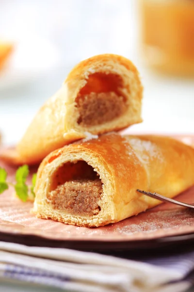 Sweet nut rolls — Stock Photo, Image