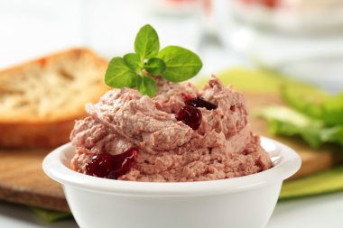 Liver mousse clipart