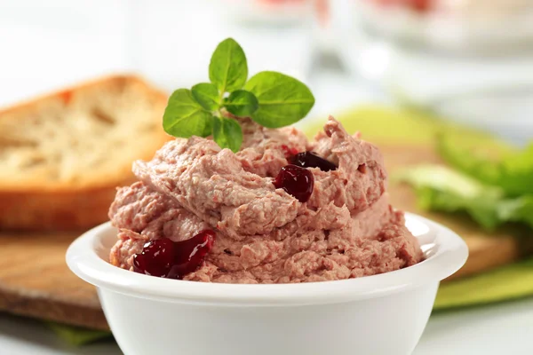 Liver mousse — Stock Photo, Image