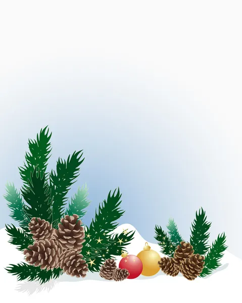 Pine cone background — Stock Vector