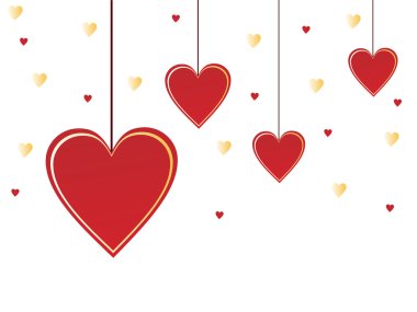 Valentines hearts clipart