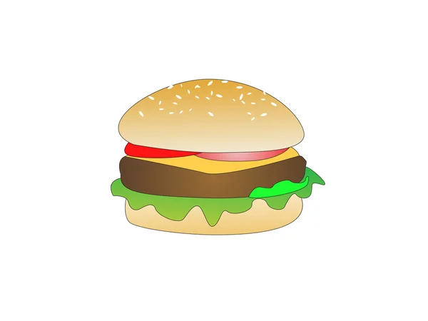 Hamburger — Stock Vector