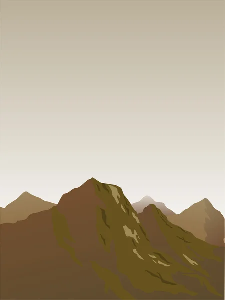 Montagnes — Image vectorielle
