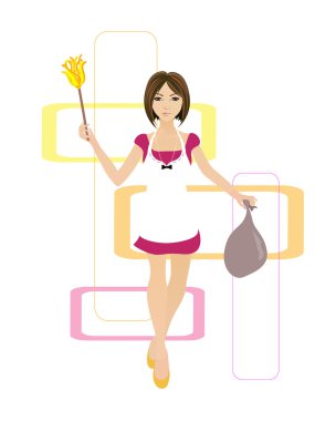 Housewife clipart