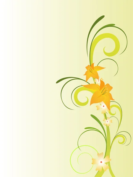 Diseño floral — Archivo Imágenes Vectoriales