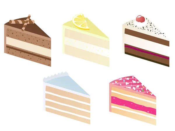 Tranche de tarte — Image vectorielle