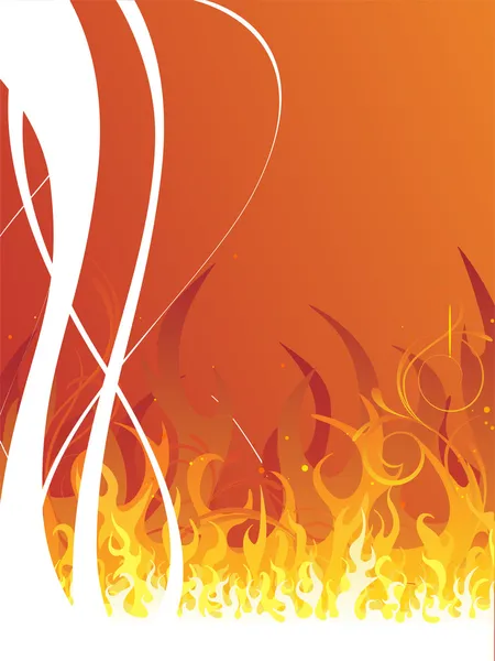 Feuer - Flammen — Stockvektor