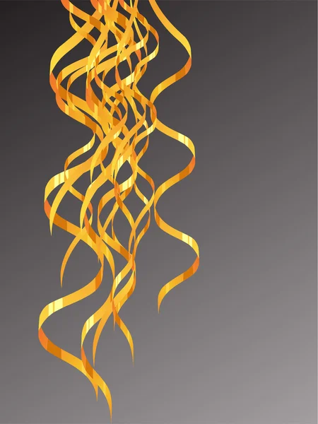 Serpent doré — Image vectorielle