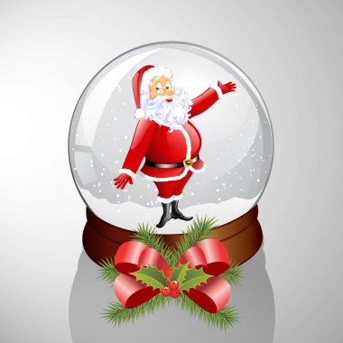 Snow dome clipart