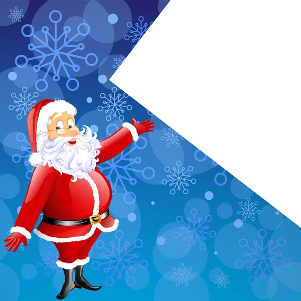 サンタ クロース - クリスマス カード — ストックベクタ